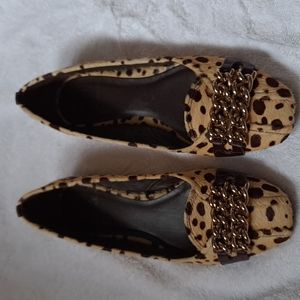 tory burch fur flats